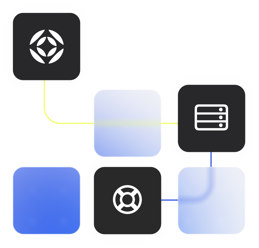 A depiction of Claris working in conjunction with other services.